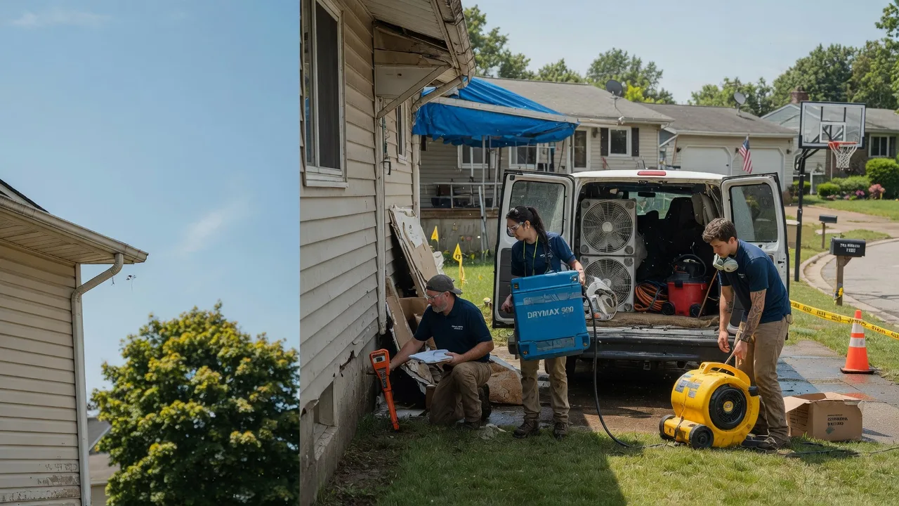 Ceiling Leak Cleanup in Lanesville, IN near me